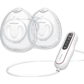 Momcozy Doppelmilchpumpe V2 tragbar weiß elektrische Milchpumpe - Neu