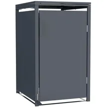 FM-SOLAR Mülltonnenbox 68 x 80 x 116 cm grau