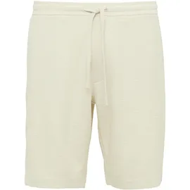 s.Oliver Bermudas "DETROIT", Herren, Gr. L, N-Gr, weiß, Sweatware, Obermaterial: 87% Baumwolle, 13% Polyester, unifarben, relaxed fit kniefrei, Hosen Bermudas, Sommerhose im Relaxed Fit