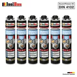 Brunnenschaum 6 x 750ml Bauschaum Pistolenschaum Montageschaum IsolBau