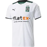 Puma Borussia Mönchengladbach Saison 2021/22 Trikot Home, Mann- Gr.XXL, Puma White-Power Green