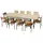 ASS Altenburger Gartengarnitur 10-tlg. Silber/Braun