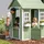[en.casa] Spielhaus Kuoldsvin 144 x 102 x 90 cm Grün/Weiß