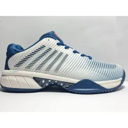 K-SWISS TENNIS Herren Tennisoutdoorschuhe Herren, BLANC DE BLANC/BLUE OPAL/LOLLI, 46
