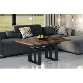 Endo Endo-Moebel Couchtisch, Mooreiche, Holzwerkstoff, Rechteckig,Rechteckig, 65x58x110 cm, Wohnzimmer, Wohnzimmertische, Couchtische