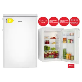 Amica VKS 351 112 W Kühlschrank (120 l, 845 mm hoch, Weiß)