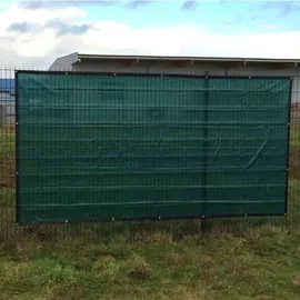 KLASEBO® Gewebe für Bauzaun 1,76 m x 3,41 m Grün