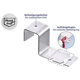 Maximex Fensterhaken 8er Set, für Fensterrahmen bis 1,8 cm, geeignet