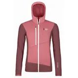 Ortovox Fleece Grid Hoodie Jacke (Größe XL, rosa)