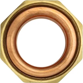 LK Armatur Deutschland GmbH Flanschkupplung 35 x 1,5 Überwurfmutter Gold