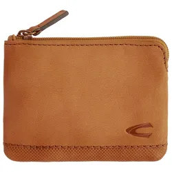 Schlüsseltasche CAMEL ACTIVE "Nimbus", Damen, braun, Leder, klassisch, Kleinlederwaren, weich genarbtes Leder mit leicht abgesetzten Ziernähte, dezentes Logo