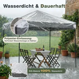 Sekey Ersatzdach Pavillon 3 x 3 m Transparent