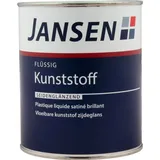 Jansen Flüssig Kunststoff 0,75L weiss, seidenglänzend - Weiß
