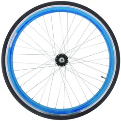 Galano Blade 700c Vorderrad Komplettrad Fixie Singlespeed Fahrrad Aluminium 28 Zoll inkl. Reifen blau