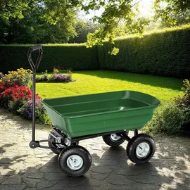 Tectake Handwagen grün