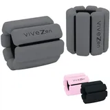 Vivezen - Verstellbare Gewichts-Manschetten für Lauftraining oder Fitness, Handgelenke oder Fußgelenke - 1 kg