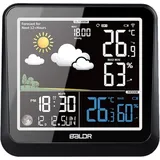 BALDR B0336 Funk-Wetterstation, Barometer, Thermometer, Mondphasen