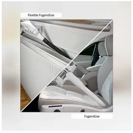 Genius Invictus X4 Pro Akku Staubsauger13 TLG., Staubsauger Kabellos mit Display, 150W Laufzeit bis 35Min. Auto Modus, Akkusauger für Teppich Hartboden - Weiß