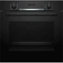 Bosch Herdset BOSCH Backofen Schnellaufheizung + Induktionskochfeld QuickStart autark 60 cm - Schwarz