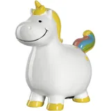 LEONARDO Spardose Bambini - Einhorn Keramik Bunt