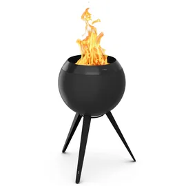 höfats MOON 45 Feuerschale mit hohem Fuß All Black
