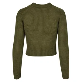 URBAN CLASSICS Short Waffle Pullover Summer Olive 2XL