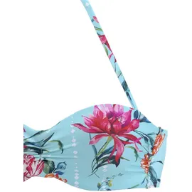 SUNSEEKER Bügel-Bandeau-Bikini-Top Damen Blau 34 Cup D