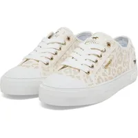 Mustang Sneaker Low Damen Weiß/Gold 39
