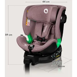 lionelo Harmony i-Size Pink Mauve