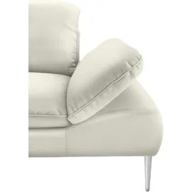 W.Schillig Couch Chenille 3-Sitzer Weiß