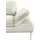 W.Schillig Couch Chenille 3-Sitzer Weiß