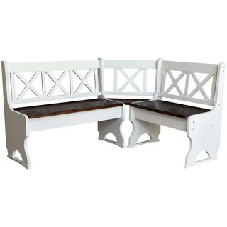 Koma Eckbank, Walnuss, Holz, 180x180 cm, Esszimmer, Bänke, Eckbänke