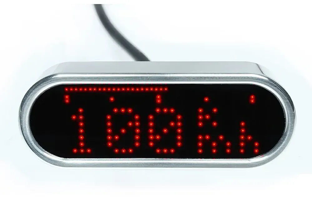 Motogadget Motoscope Mini Tachometer - Polished / Silver - One Size