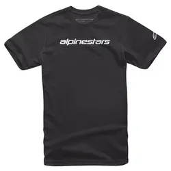 Linear Wordmark T-Shirt schwarz M