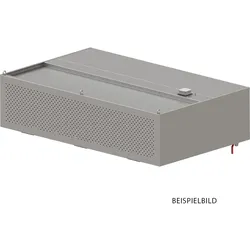 Stalgast Induktions-Wandhaube mit Kompensation "Expert Line", 2400x1100x450 mm,  Kastenform mit LC2 Typ A Zyklonen-/Labyrinthfilter