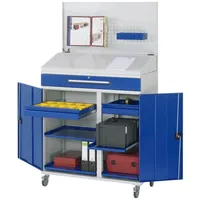 Rau Beistellschrank Stehpult 04T, B1100xT520xH1895mm, mobil