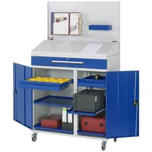 Rau Beistellschrank Stehpult 04T, B1100xT520xH1895mm, mobil