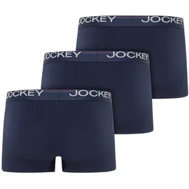Jockey Boxershorts Cotton Stretch blau XL 3er Pack