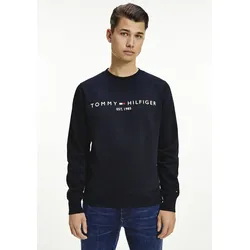 Tommy Hilfiger Herren Sweatshirt Tommy Logo ohne Kapuze