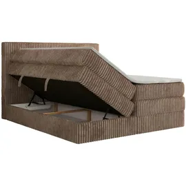 MKS Meble Boxspringbett mit Bettkasten - braun ¦ Maße (cm): B: 146 H: 119