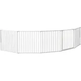 BabyDan XXL Flex Kaminschutzgitter, Weiß
