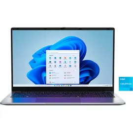 Medion E15223 (MD62644) grau (15,6 Zoll) Full HD Laptop (Intel N100, 128GB PCIe SSD, Intel UHD, 4GB RAM, WLAN, Win 11 Home S-Modus)