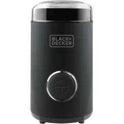 BLACK+DECKER BXCG150E Elektrische Kaffee-, Nuss-, Gewürz- und Saatenmühle, 150 W Leistung, 50 g Fassungsvermögen, Edelstahlbehälter und -klingen