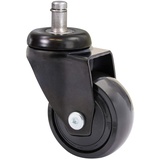 Wagner Möbel-Lenkrolle 3C-Serie Softrolle mit Steckstift Tragkraft 50 kg Schwarz