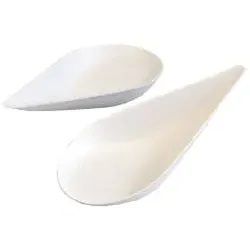 NATURESTAR Bio Fingergfoodlöffel 41230 , 1 Packung = 20 Stück, 5,5 x 10,5 cm, weiß