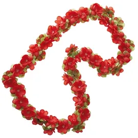 Basil Blumengirlande Flower Garland, rot,