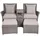 deluke URBAN Gartenstuhl 155 x 70 x 90 cm grau 1 St.