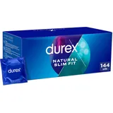DUREX Natural Slim Fit Kondome für Komfort und Sicherheit, 144 Kondome klein