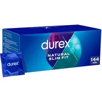 DUREX Natural Slim Fit Kondome für Komfort und Sicherheit, 144 Kondome klein