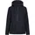 DLX Leila Fleece Mit Durchgehendem Reißverschluss - Black - XS